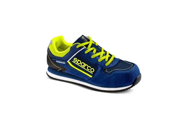 Scarpa Sparco Gymkhana Blu Gialla TG 43 S1P - Ferramenta Tecnoplast